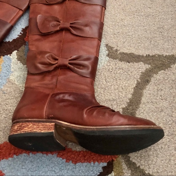 RARE/HTF Bowtied-Beauty Boots 6.5/7 - Picture 6 of 7